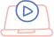 pictogramme vidéos en ligne